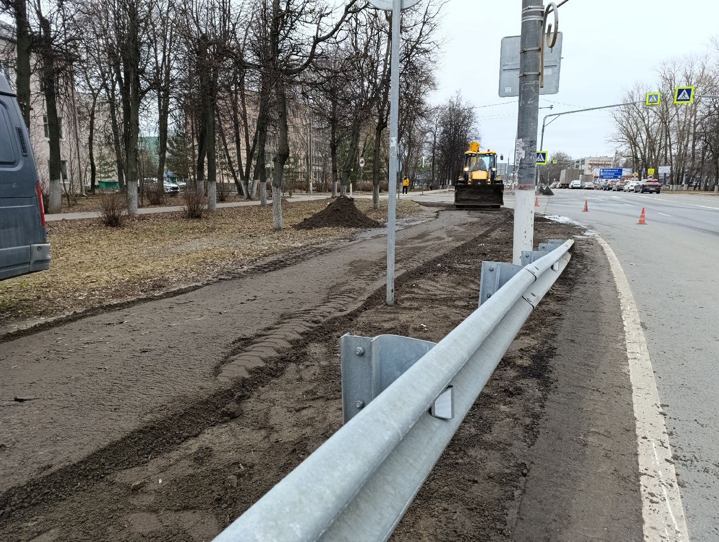 Бронницы, Благоустройство, Уборка дорог, Бронницкий Дорсервис, Уборка остановок,