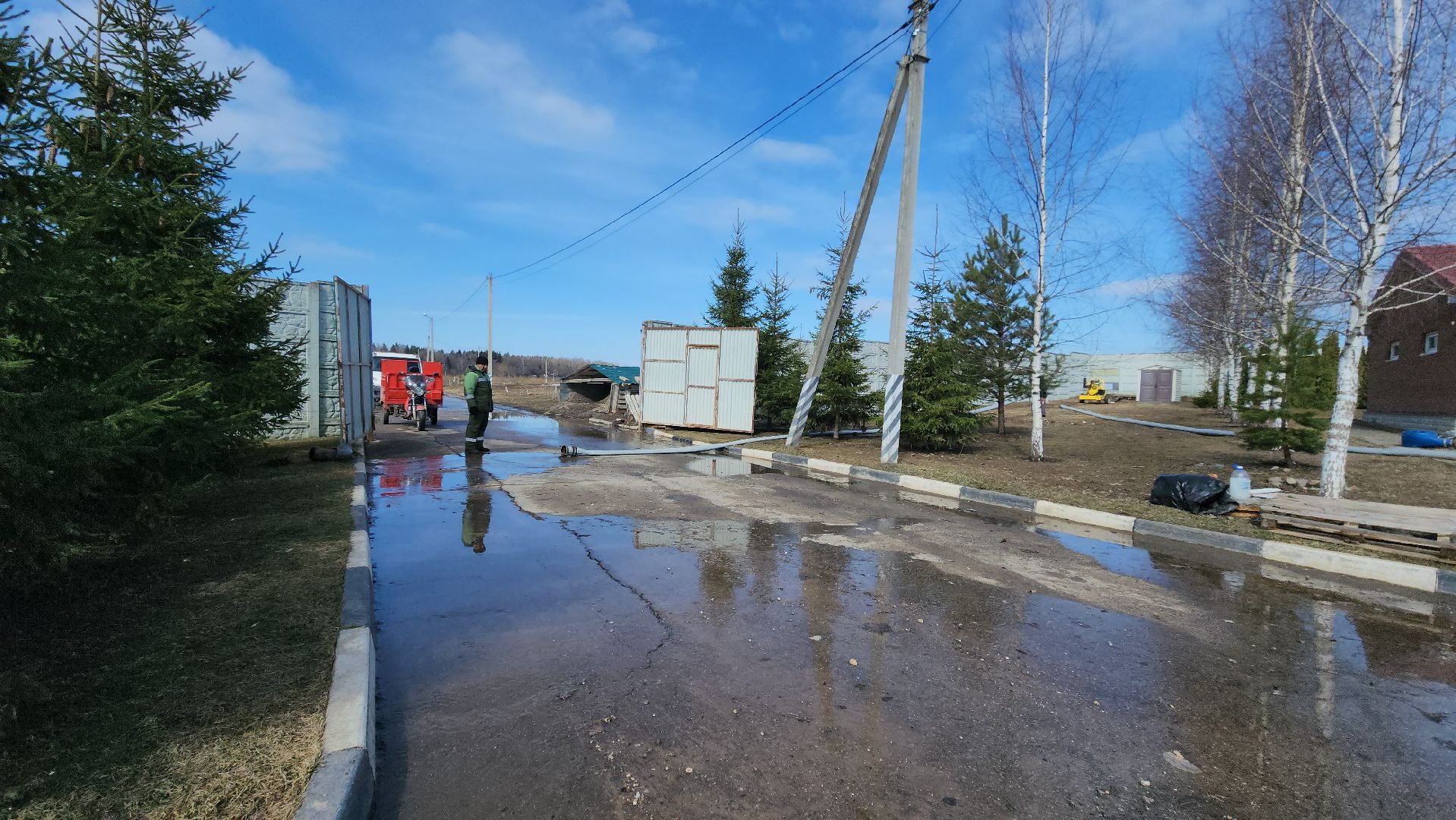 подтопление домов, Маленькая шотландия, химки,