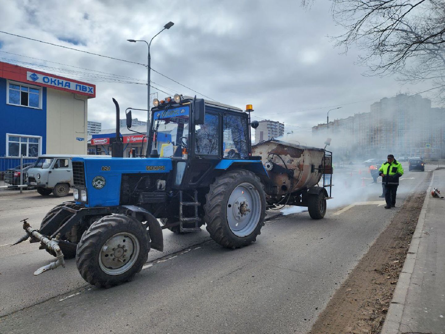 пущино, благоустройство, дорога,