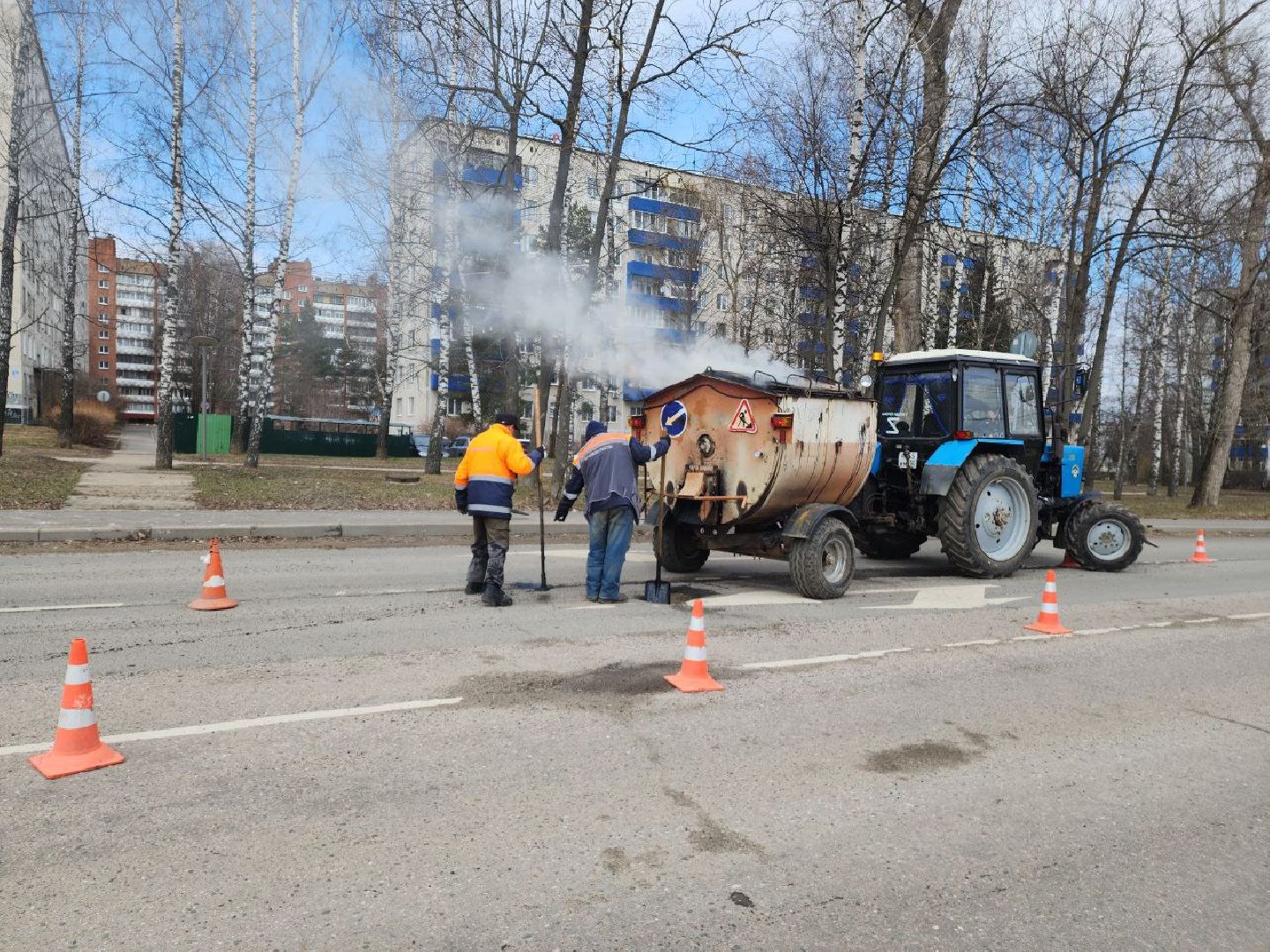 пущино, благоустройство, дорога,