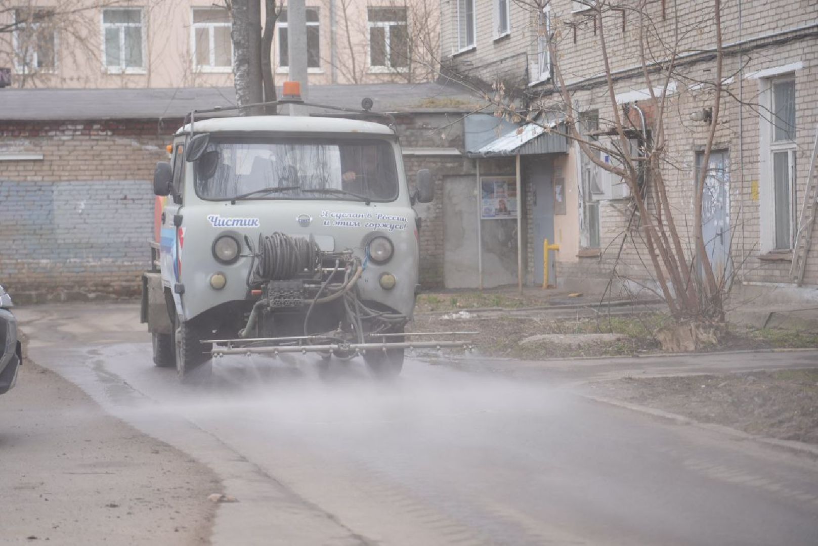 Уборка улиц, Весна, Коммунальные службы,