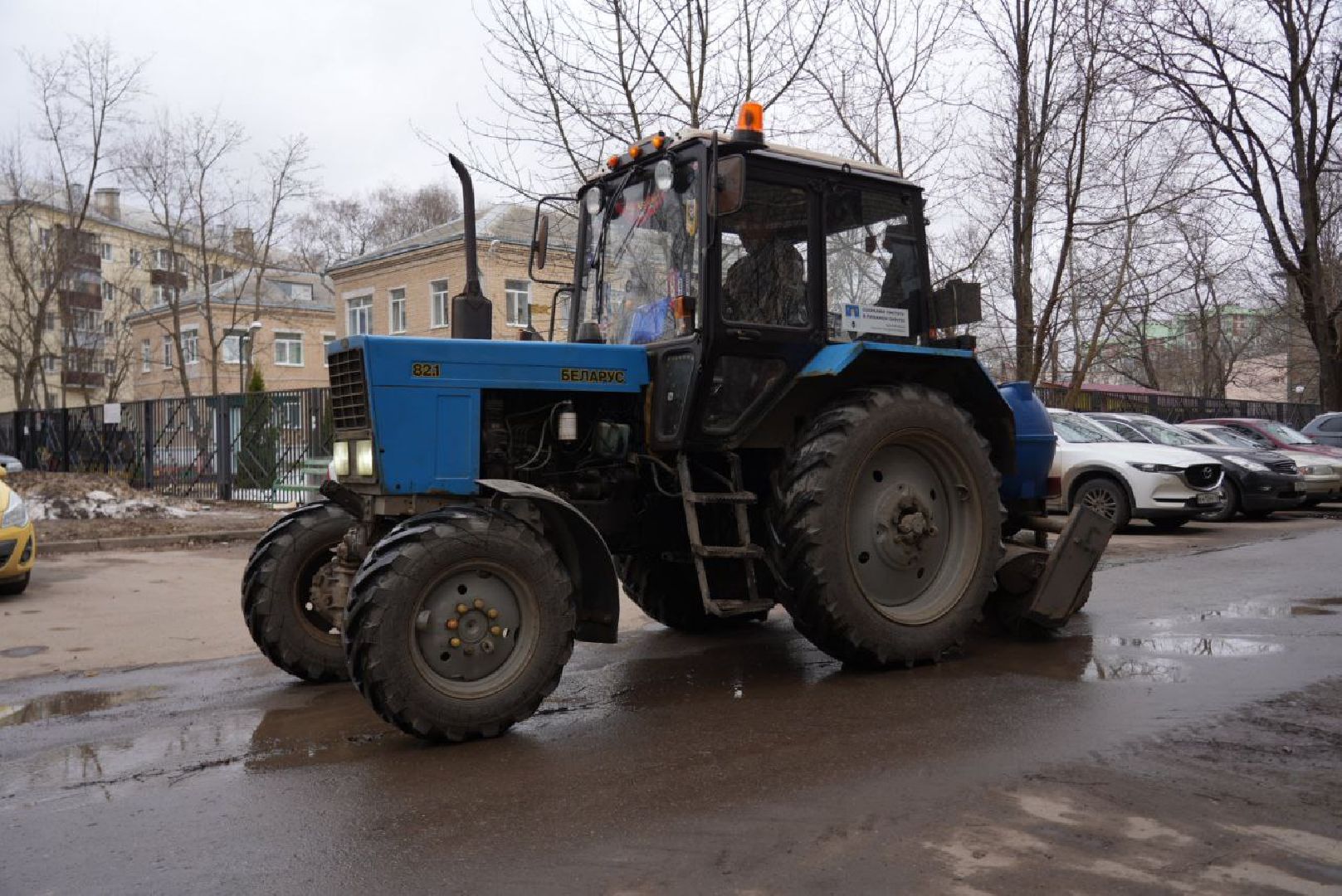 Уборка улиц, Весна, Коммунальные службы,