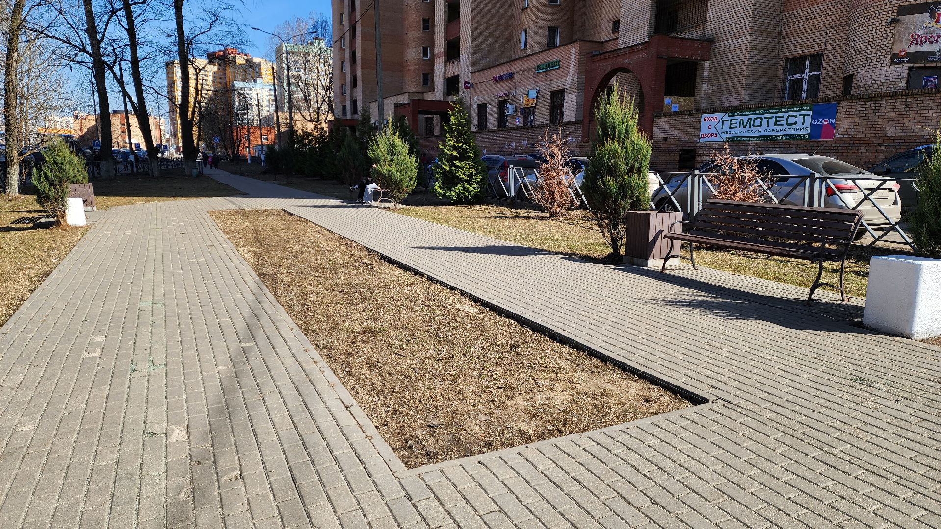 красногорск, субботник, уборка общественных территорий, уборка дворов после зимы, уборка города,