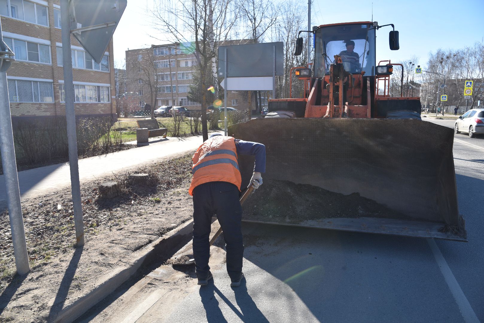 лотошино, мосавтодор, уборка улиц,