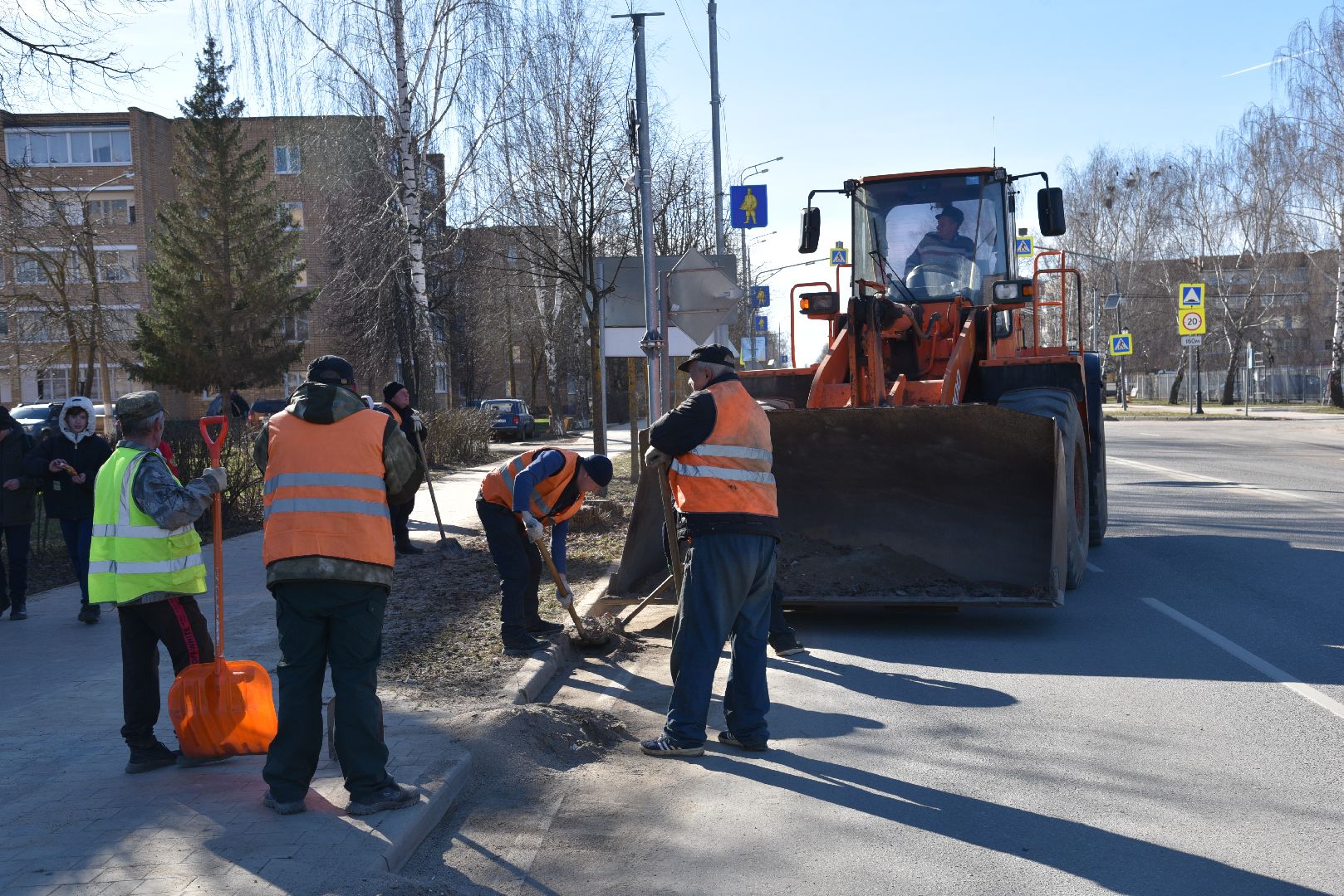 лотошино, мосавтодор, уборка улиц,