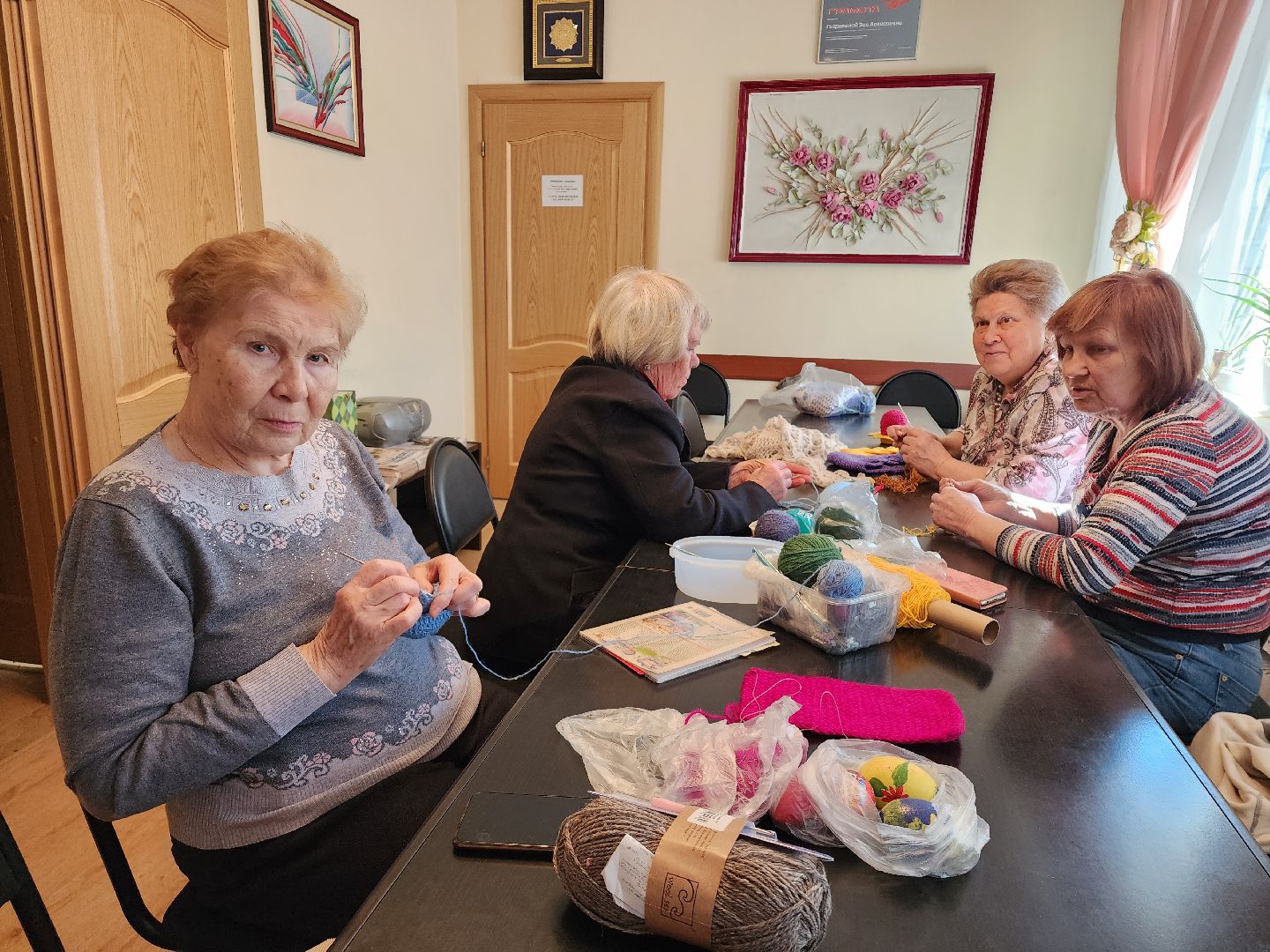 вязание, лобня, активное долголетие,
