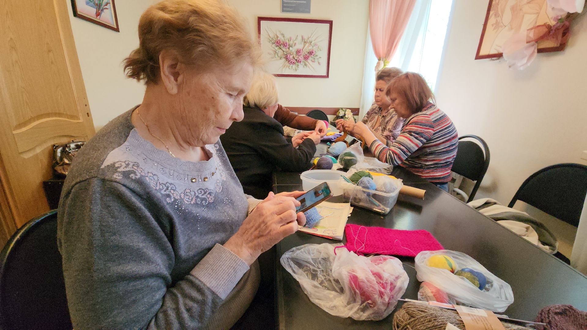 вязание, лобня, активное долголетие,