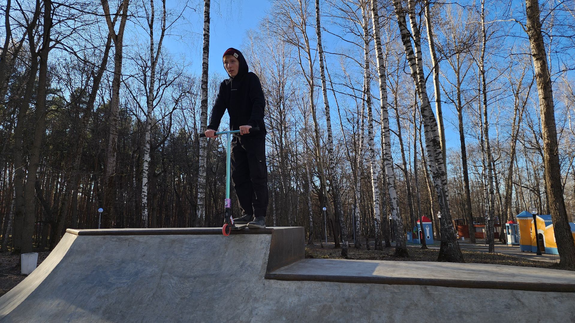 кашира, городской парк, скейтпарк, самокат, скейтборд, bmx, открытие сезона,