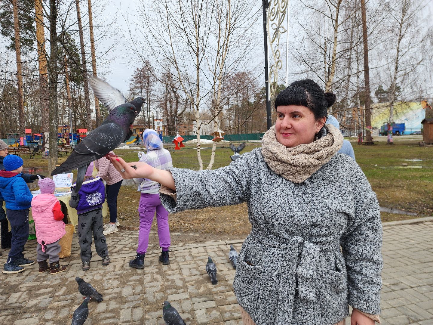 шатура, покормите птиц зимой, парк, парки подмосковья ., парки шатуры, международная акция, кормушки,