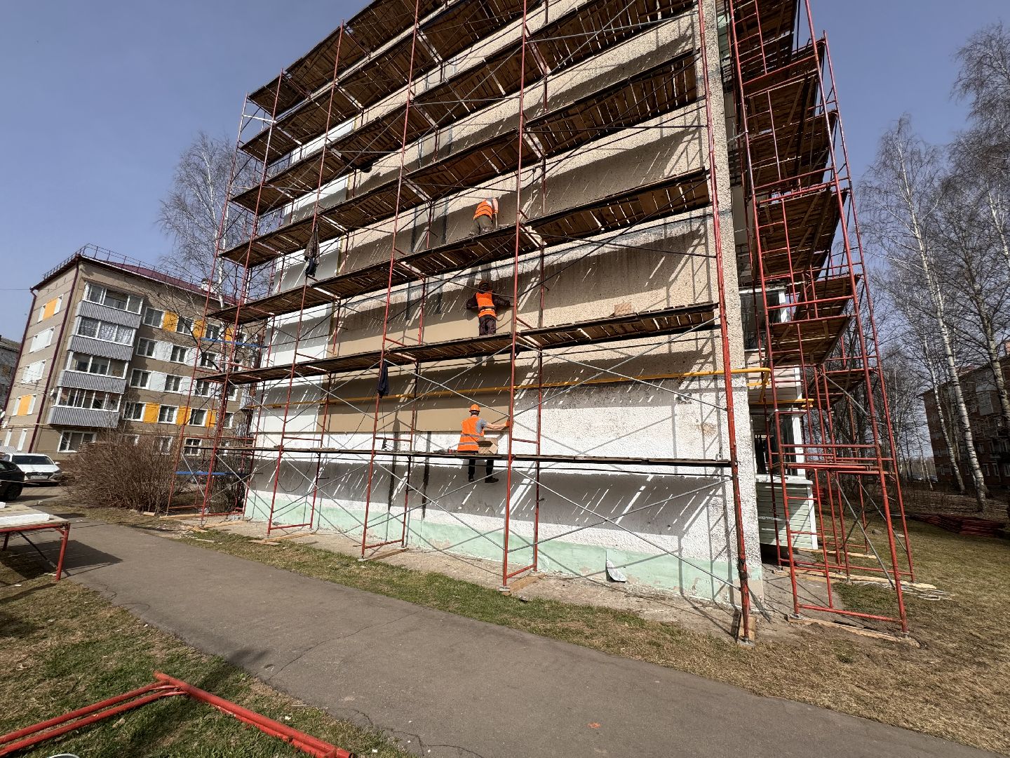 шаховская, строительство, панели, облицовка домов,