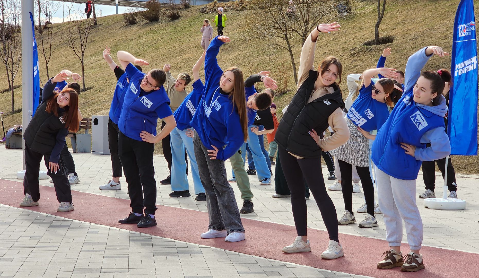 молодая гвардия подмосковья, красногорск, павшинская пойма, субботник,день здоровья,