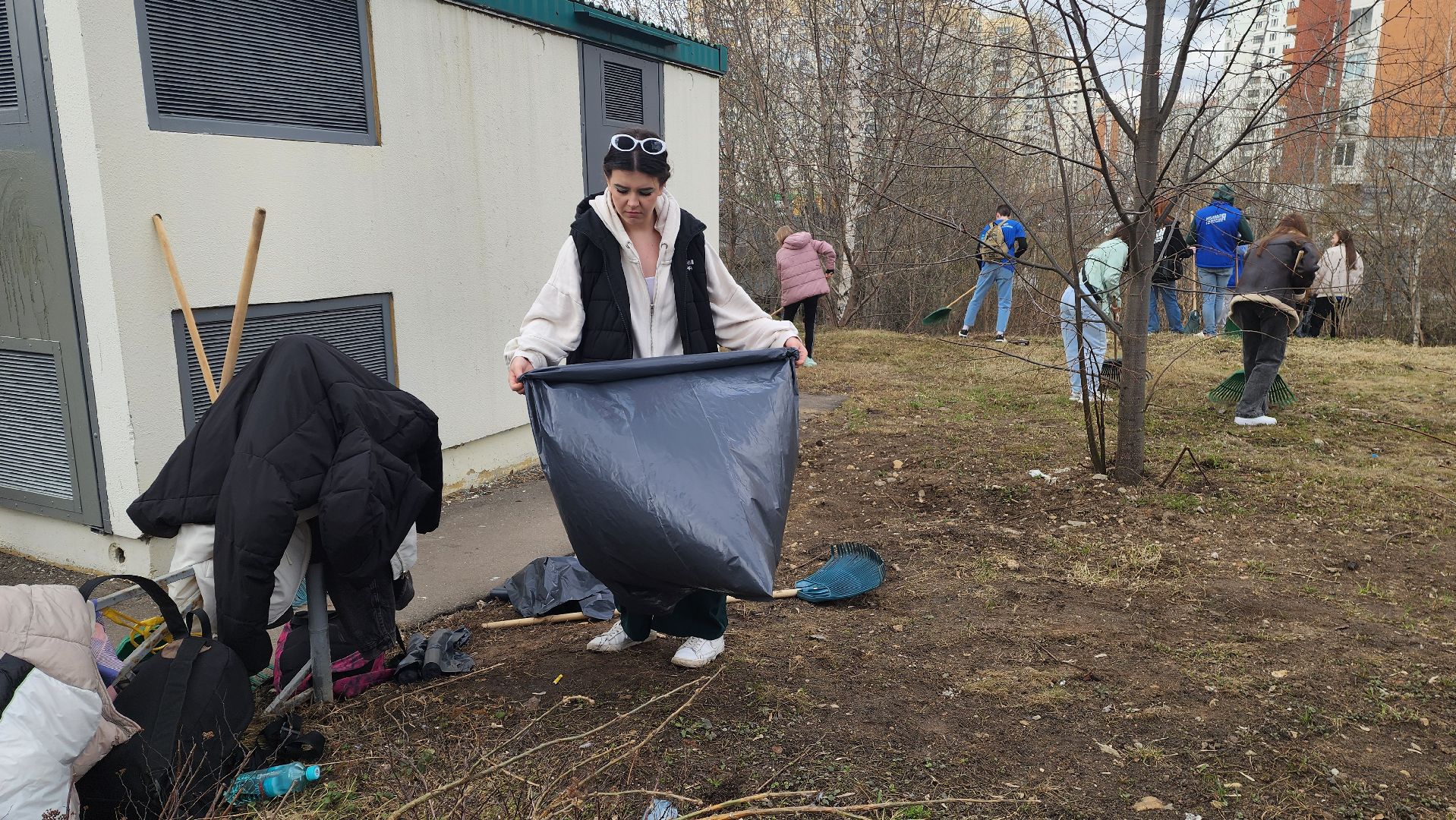 молодая гвардия подмосковья, красногорск, павшинская пойма, субботник,день здоровья,