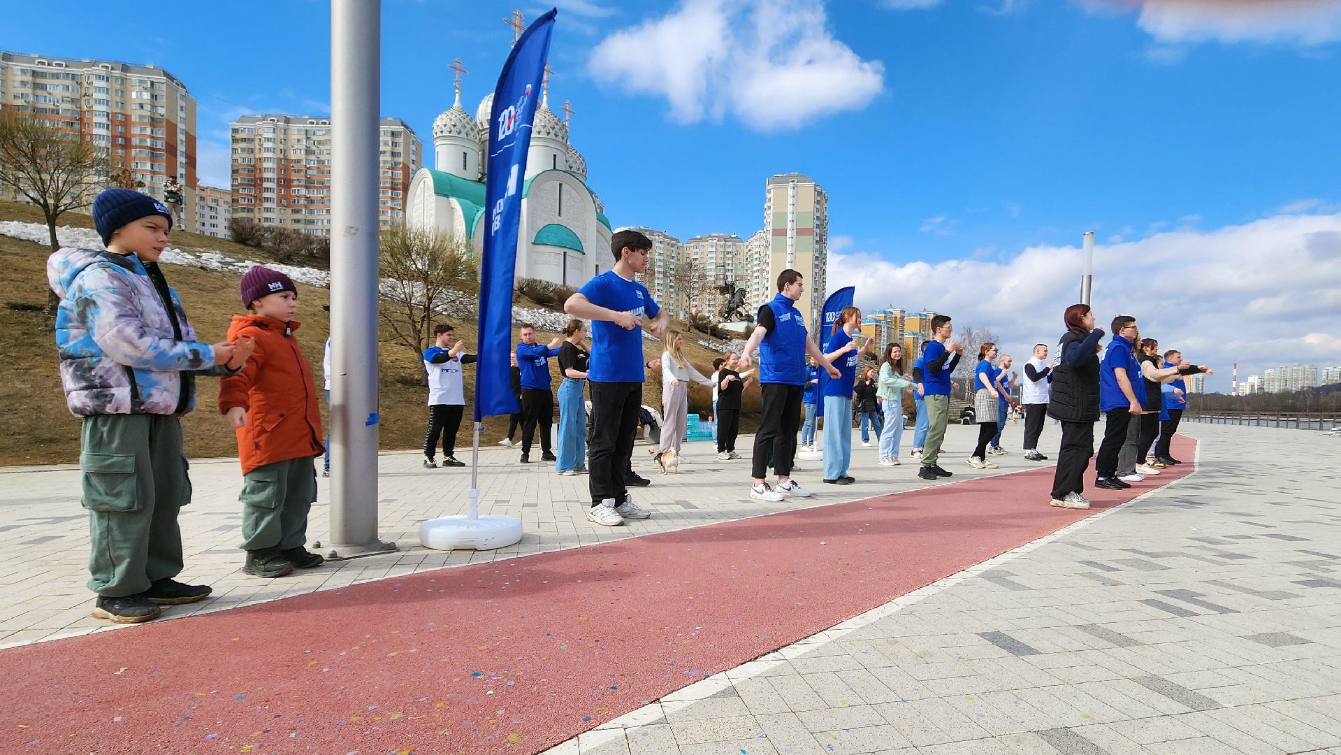 молодая гвардия подмосковья, красногорск, павшинская пойма, субботник,день здоровья,