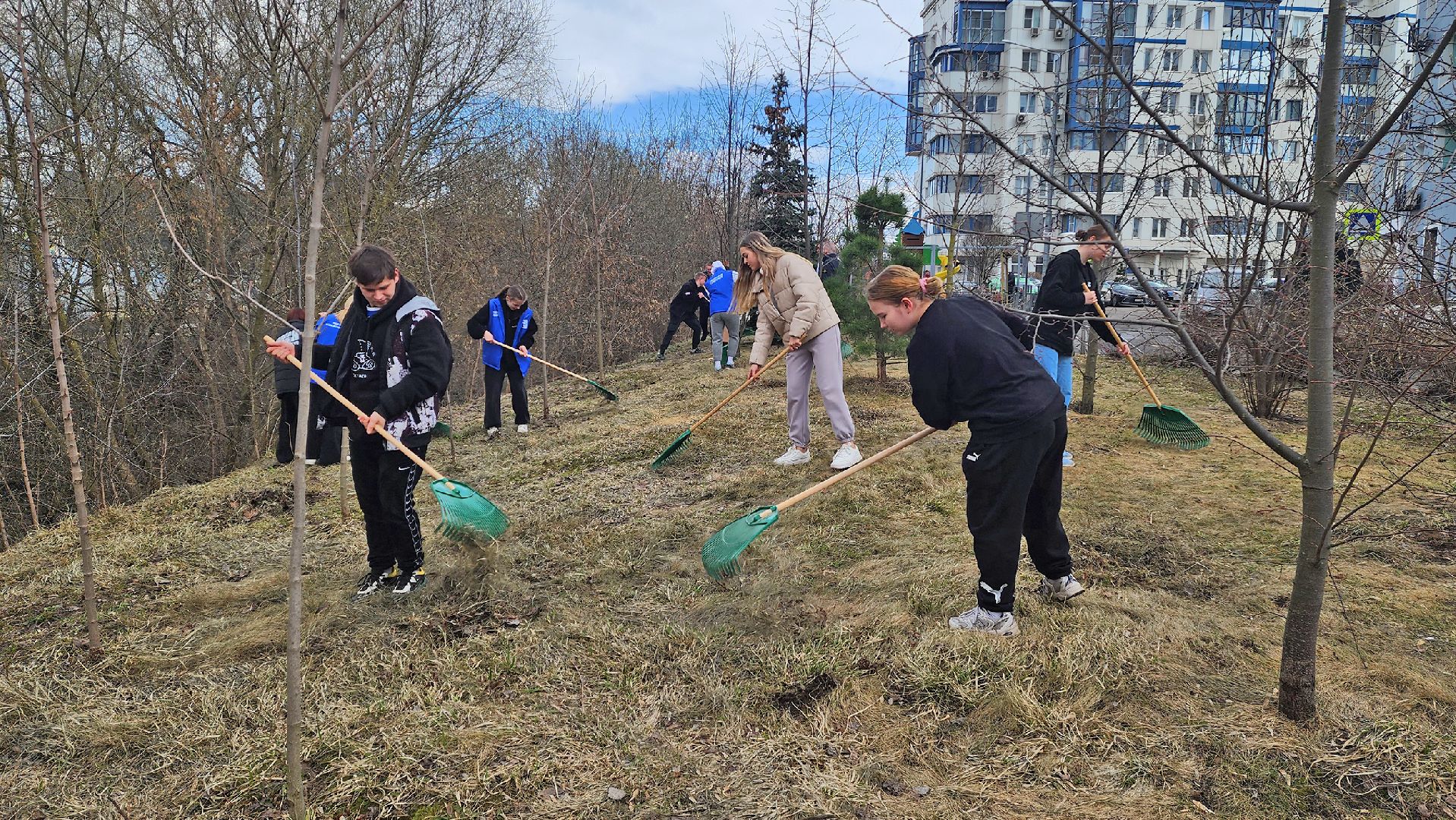 молодая гвардия подмосковья, красногорск, павшинская пойма, субботник,день здоровья,