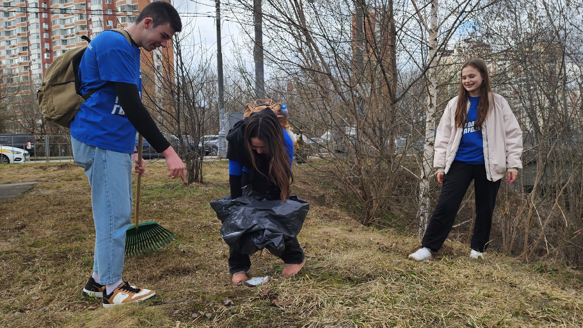 молодая гвардия подмосковья, красногорск, павшинская пойма, субботник,день здоровья,