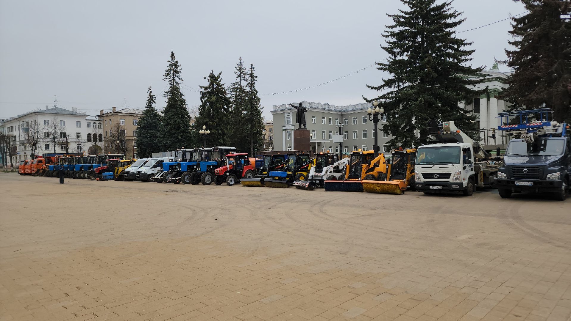 Ступино, благоустройство 2024, смотр коммунальной техники,