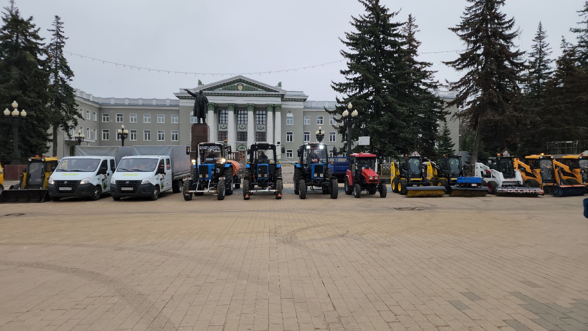 Ступино, благоустройство 2024, смотр коммунальной техники,