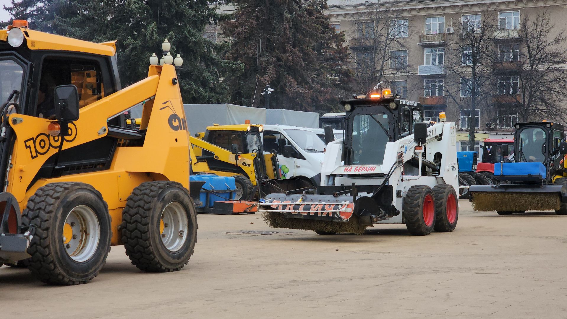 Ступино, благоустройство 2024, смотр коммунальной техники,