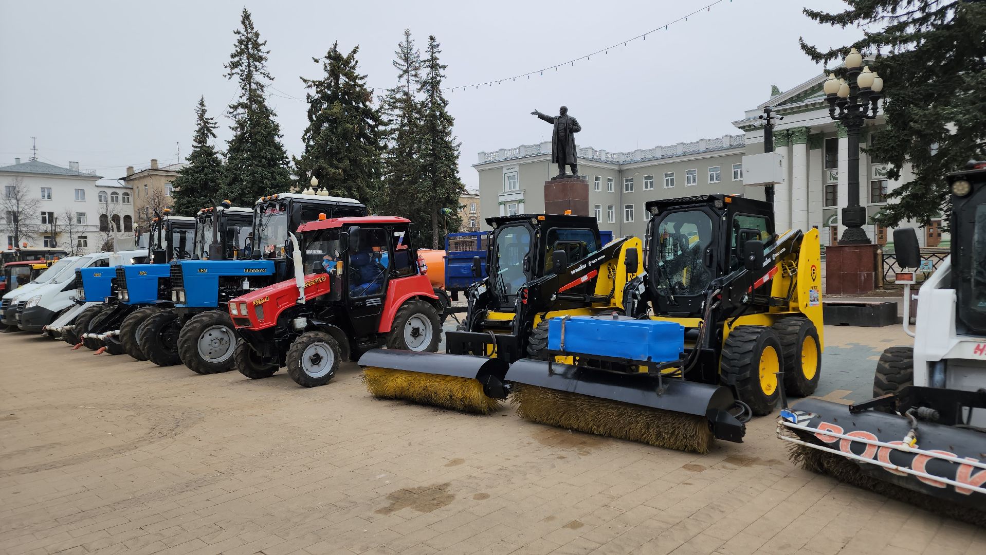 Ступино, благоустройство 2024, смотр коммунальной техники,