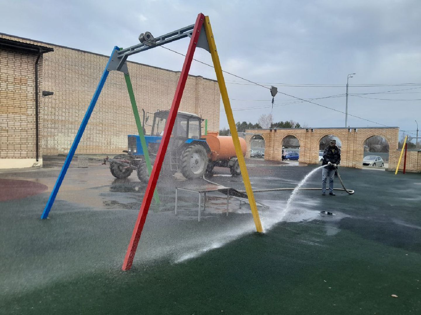 лотошино, благоуйстройство, уборка города, уборка общественных территорий,