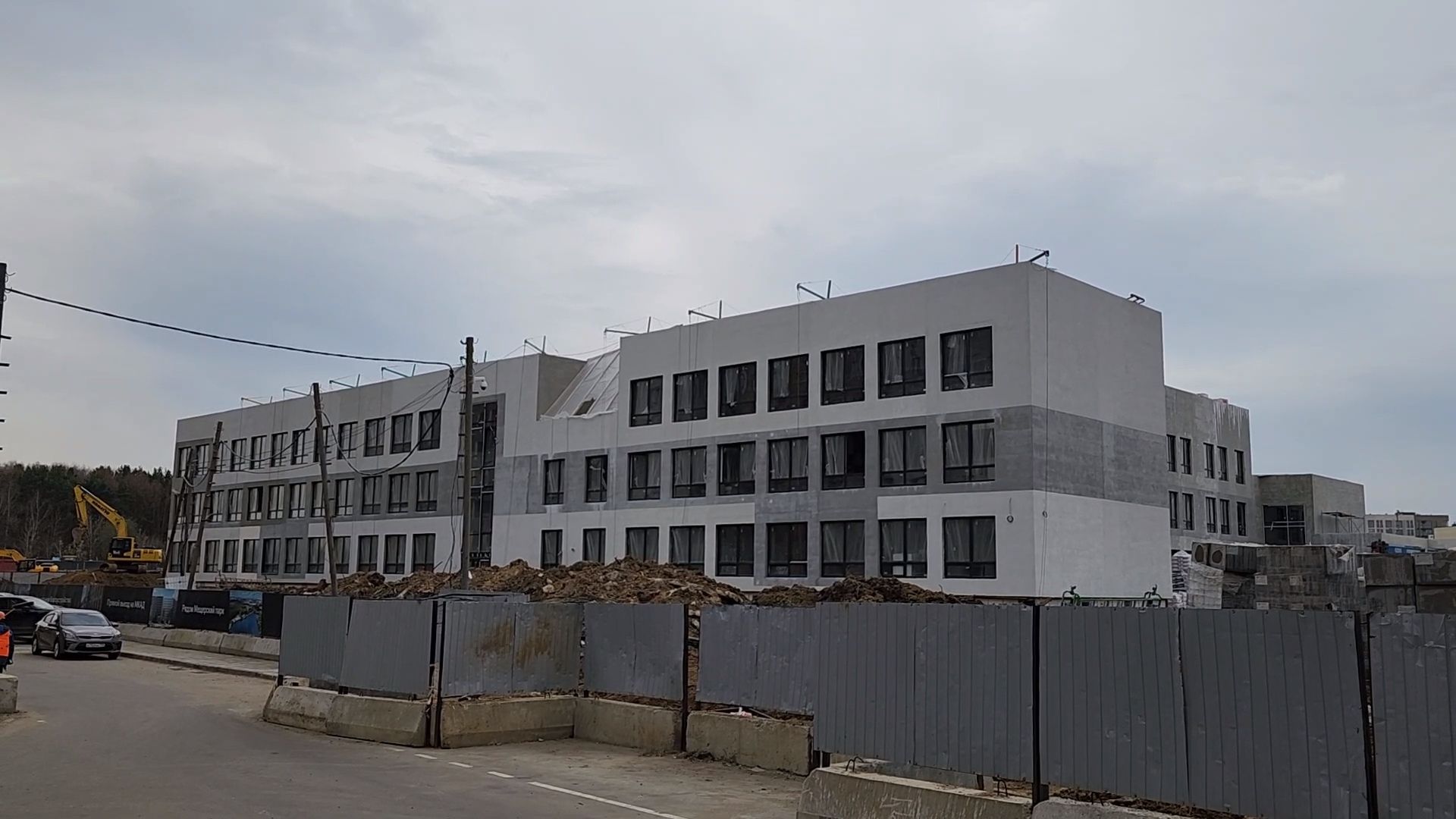 одинцово, Заречье, строительство, школа, самолет,