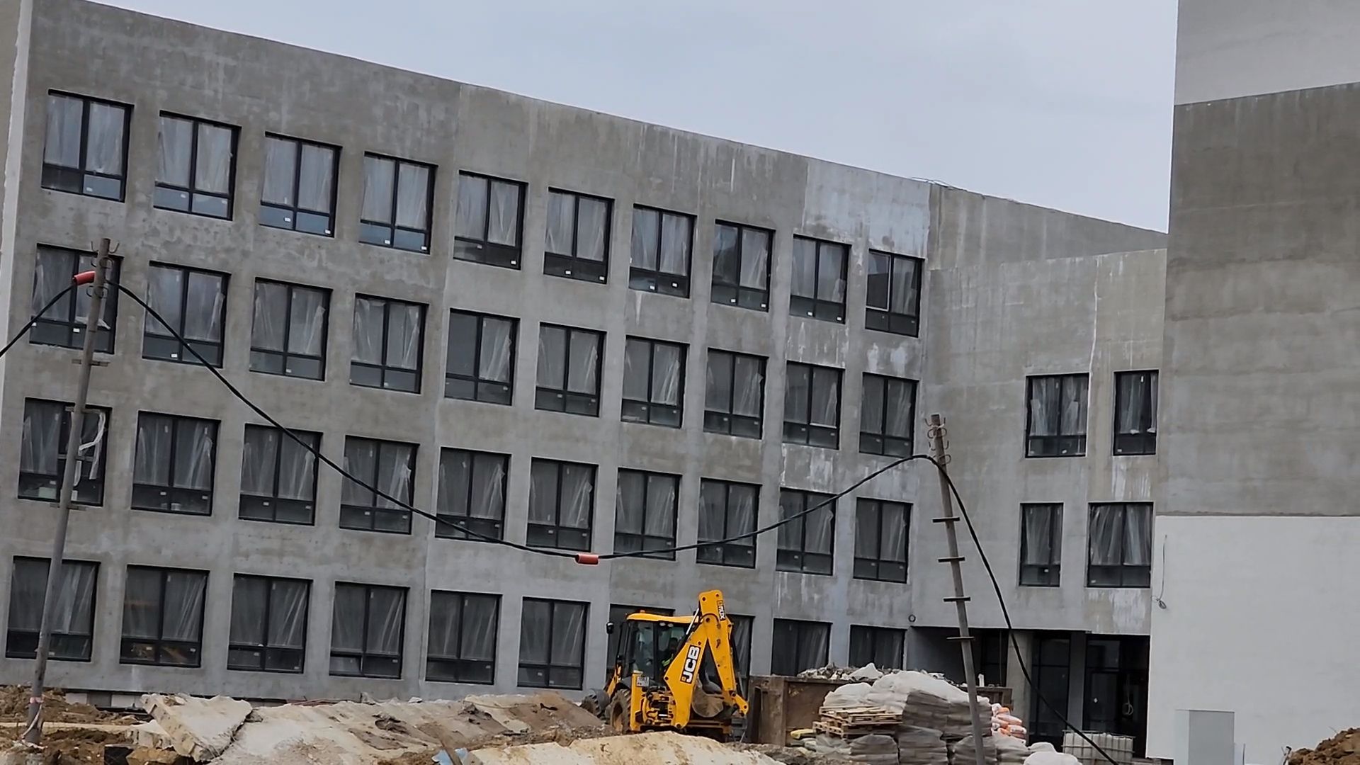 одинцово, Заречье, строительство, школа, самолет,