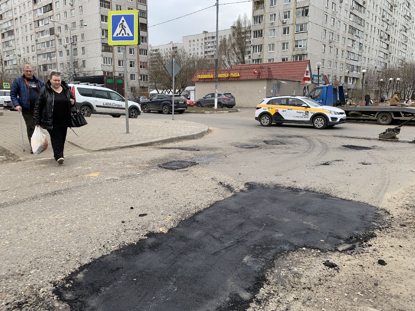 Балашиха, Подмосковье, Дороги, ямочный ремонт, ямы, пешеходные переходы,