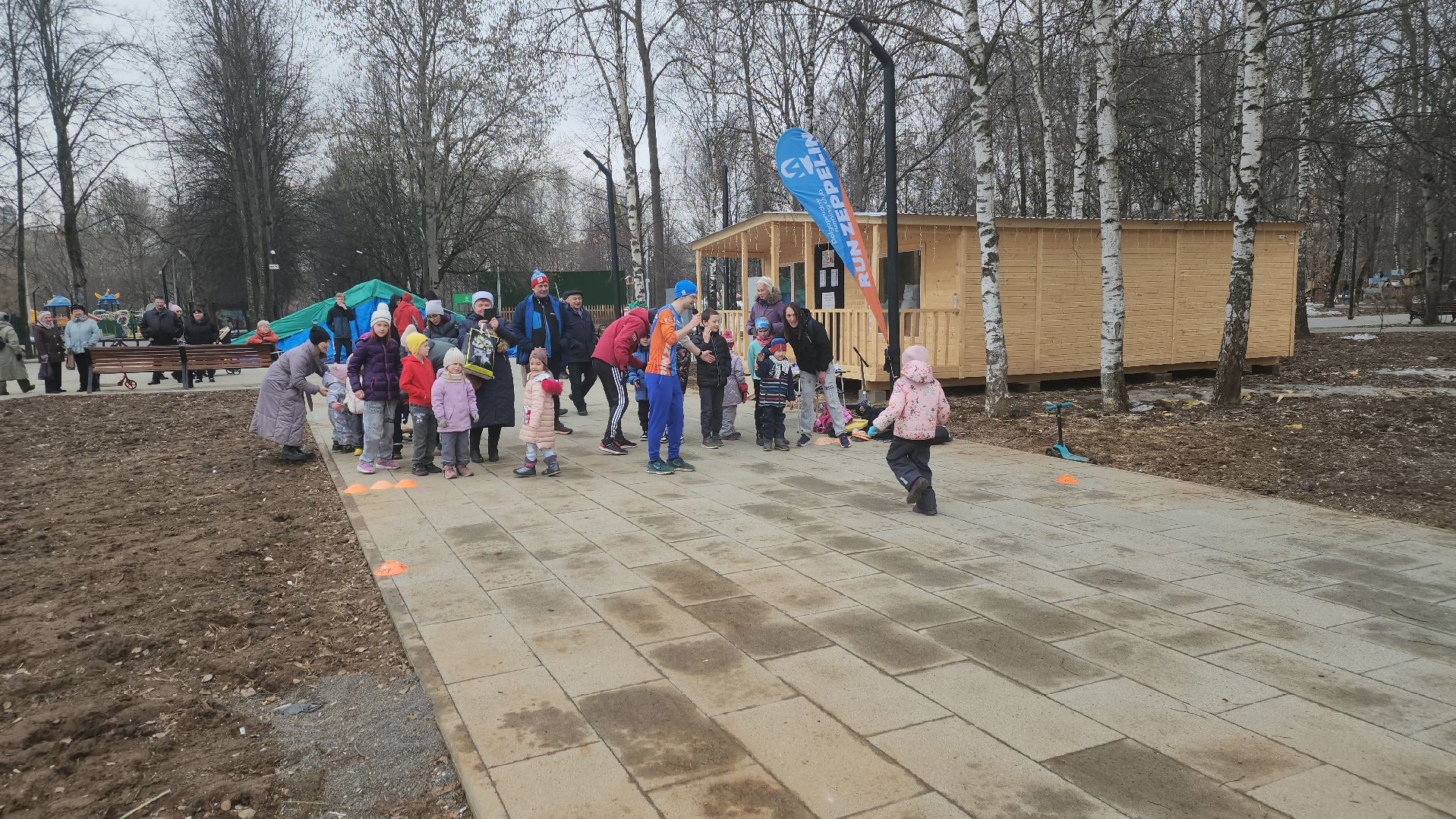 долгопрудный, паркран, парки, дети, эстафета,