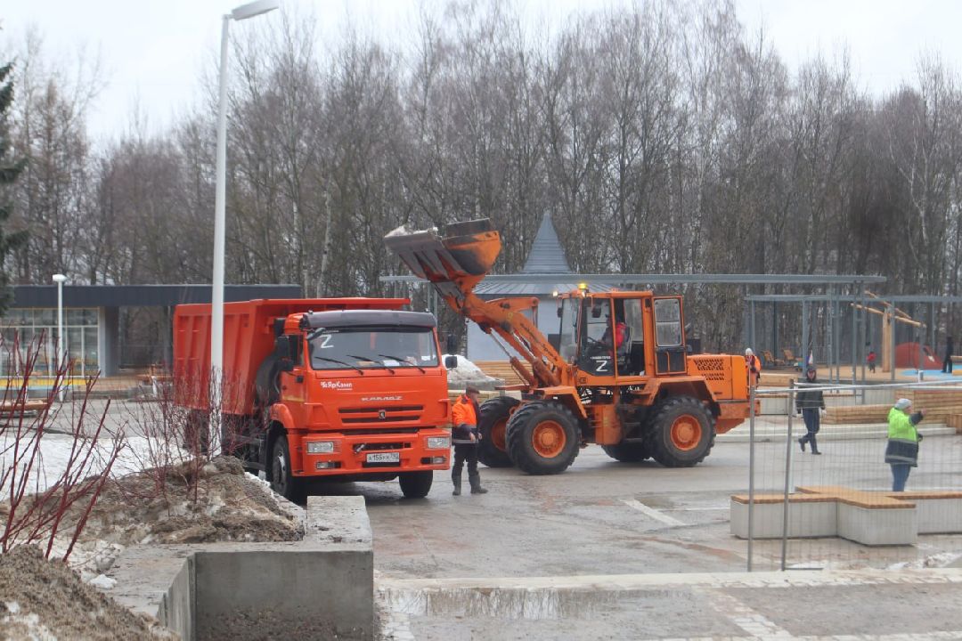 Пущино, благоустройство, уборка, весна, Подмосковье