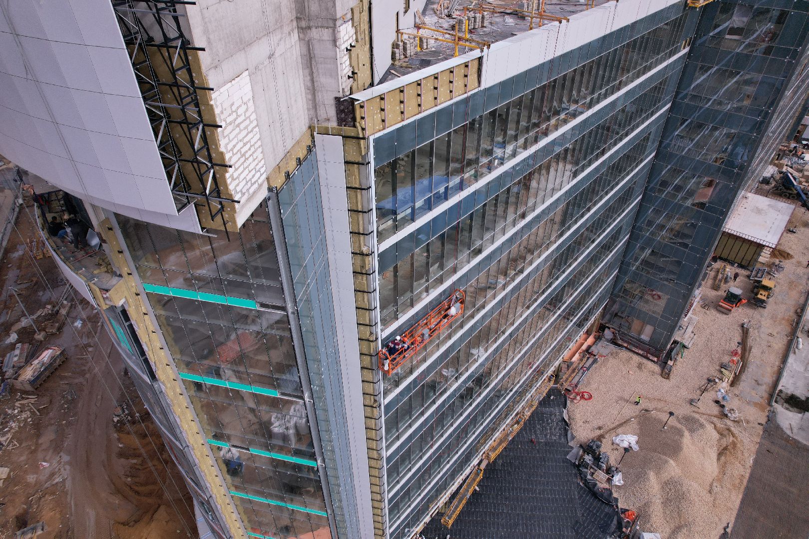 видео с коптера, больница, красногорск,