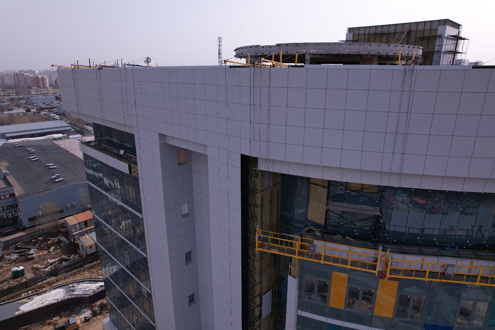 видео с коптера, больница, красногорск,