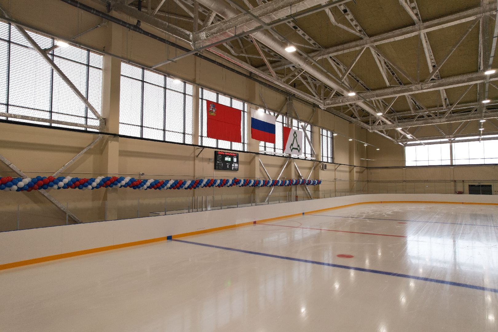 видео с коптера, лед, спорт, арена,