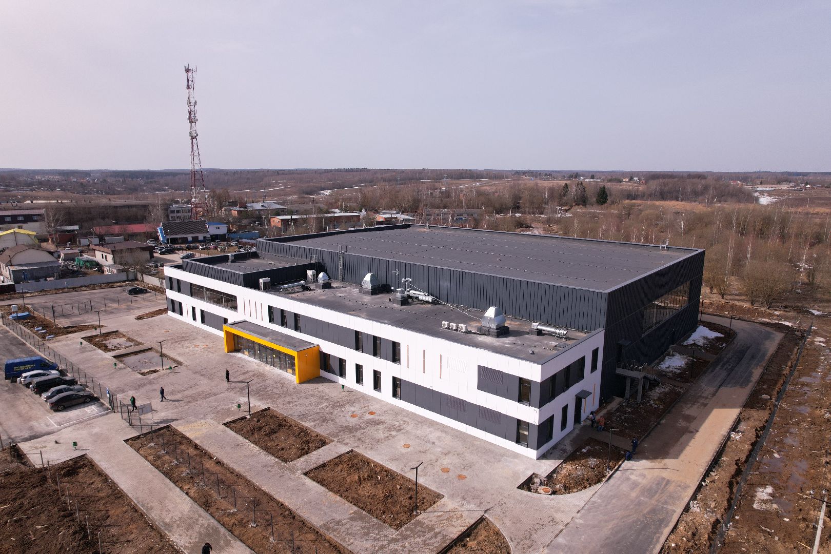 видео с коптера, лед, спорт, арена,