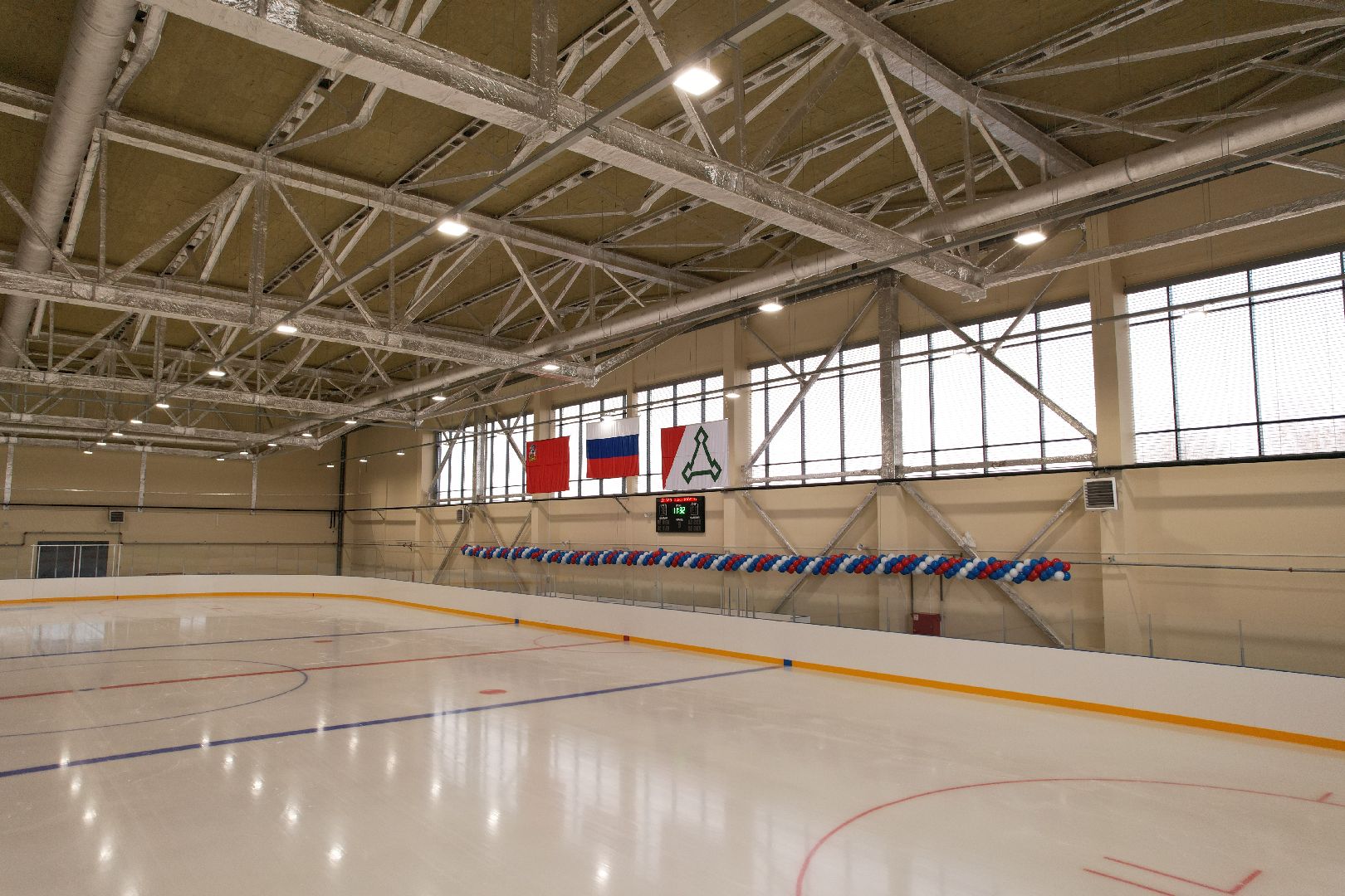 видео с коптера, лед, спорт, арена,