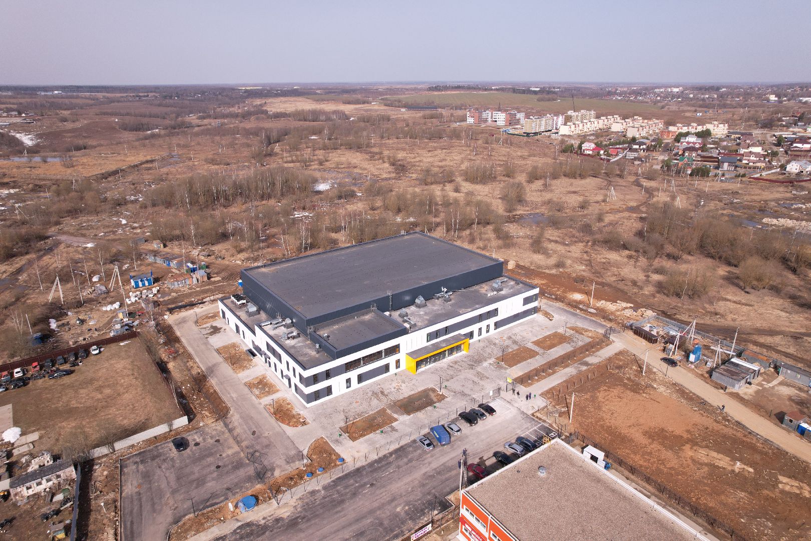 видео с коптера, лед, спорт, арена,