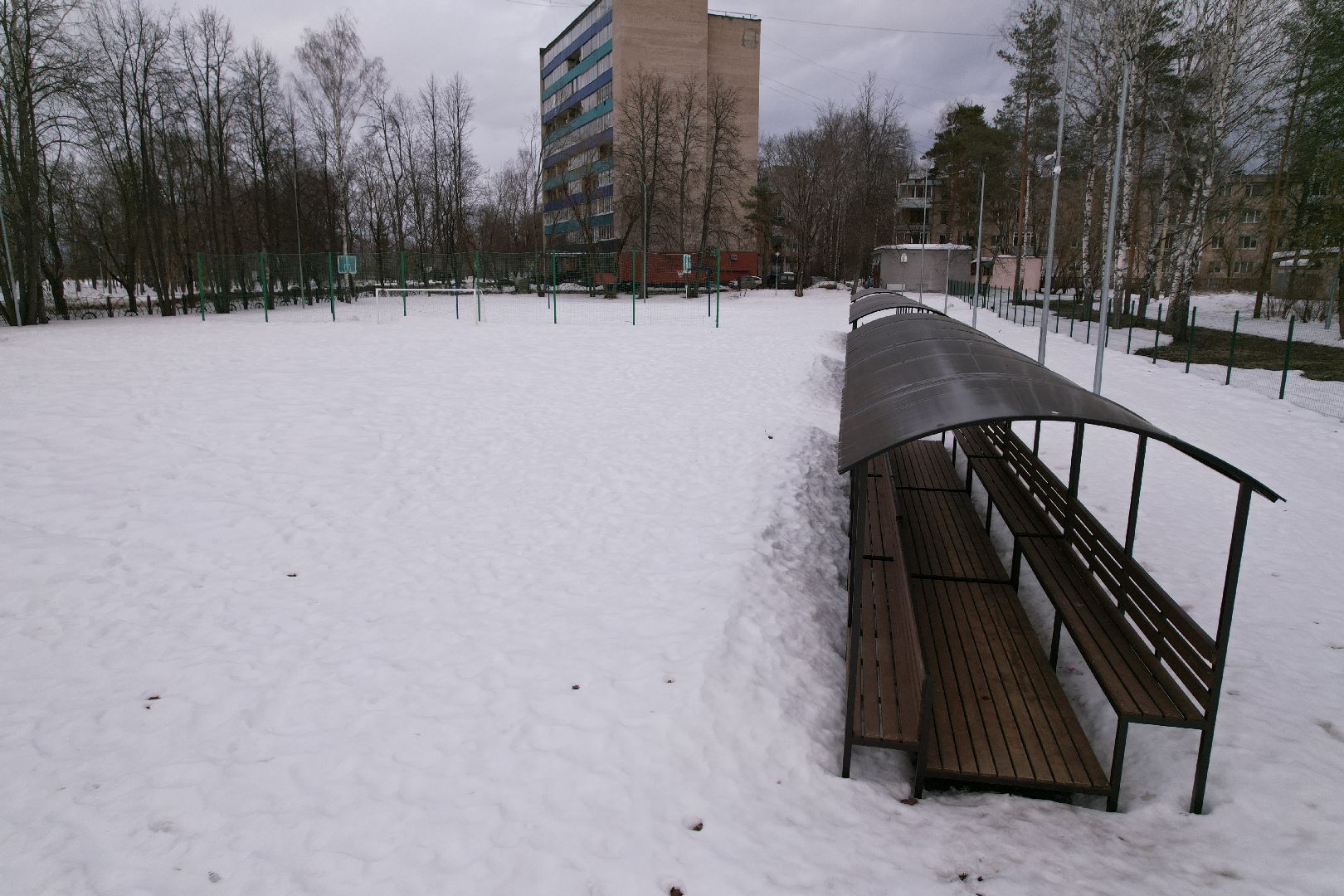 видео с коптера, стадион, спорт, дубна,