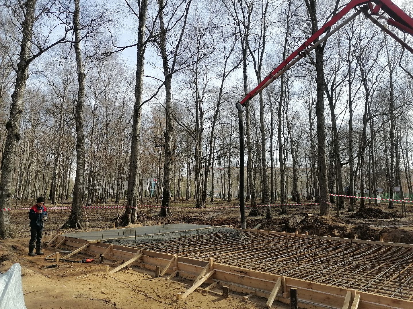 Парк, благоустройство, лобня