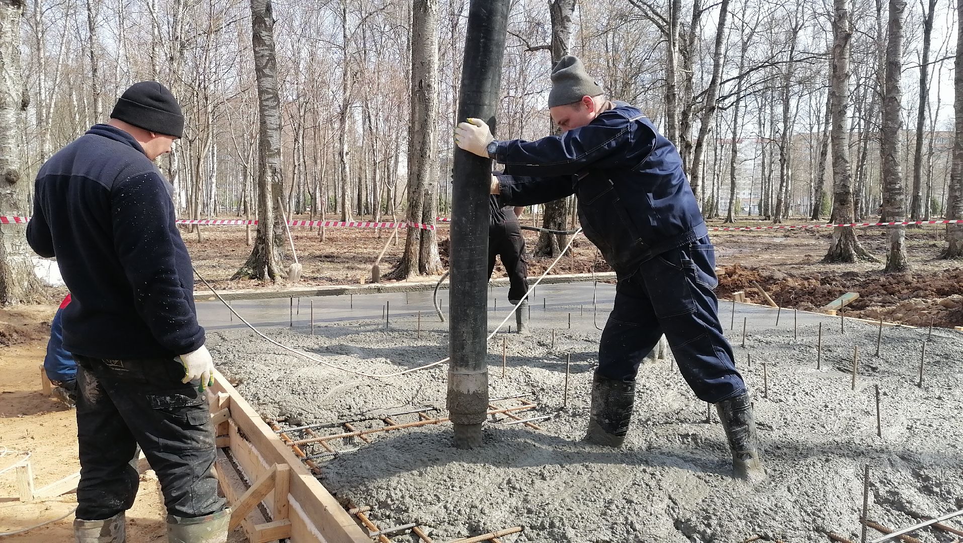 Парк, благоустройство, лобня