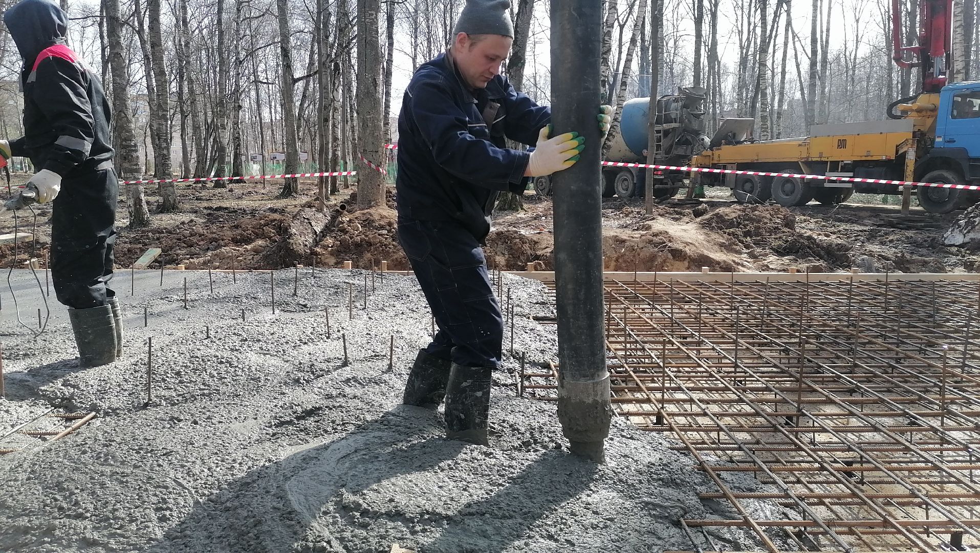 Парк, благоустройство, лобня