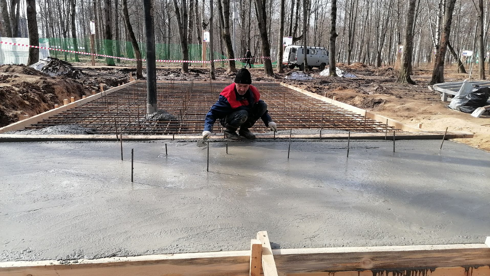 Парк, благоустройство, лобня