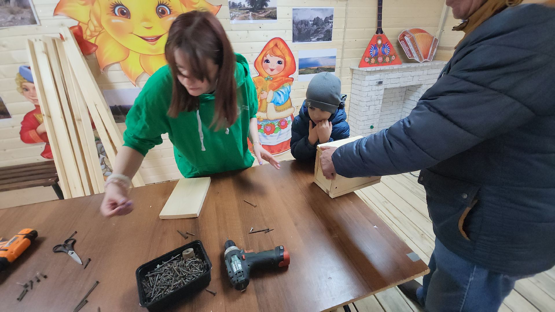 долгопрудный, парки, пернатые в парках, скворечник, экопрогулка, мастер-класс,