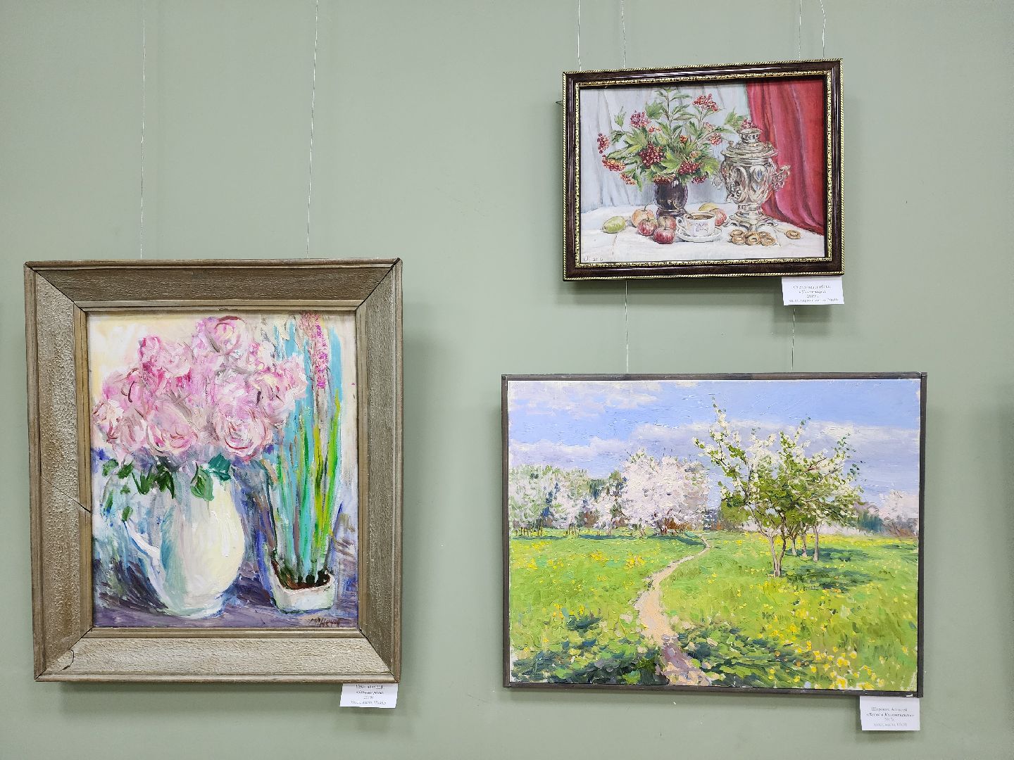 пушкино, дом художника, экспозиция, весна, живопись,