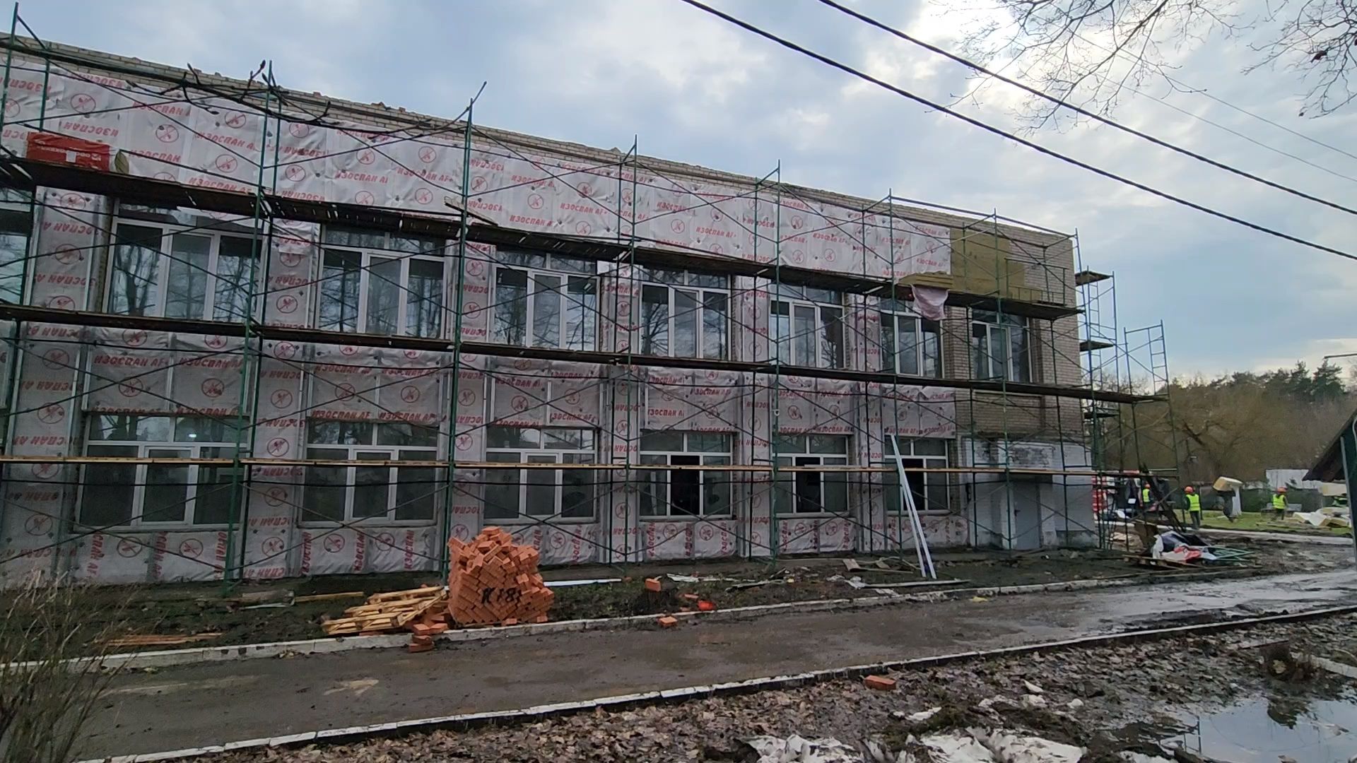 одинцово, капитальный ремонт, школа, фасад, большие вяземы,