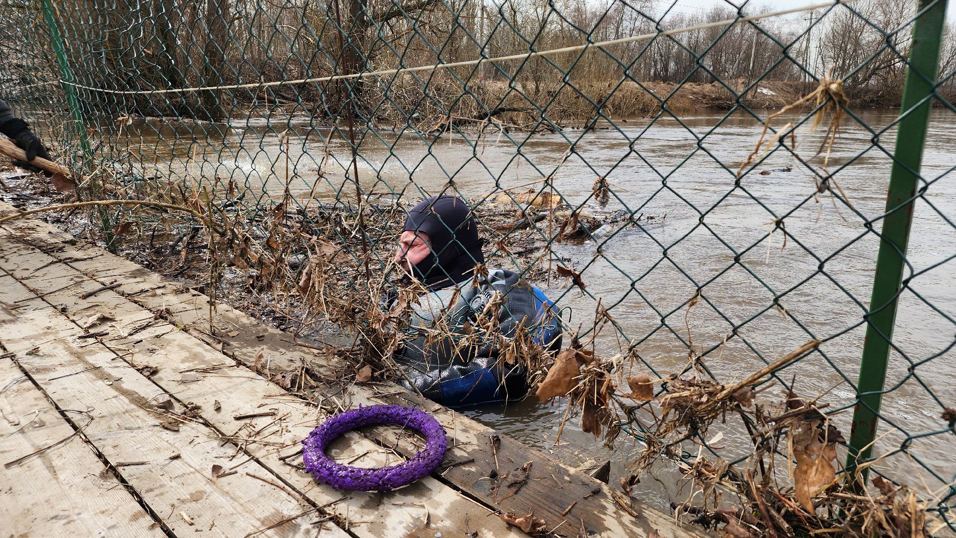 паводки, расчистка рек, водолазы, Лосино-Петровский,