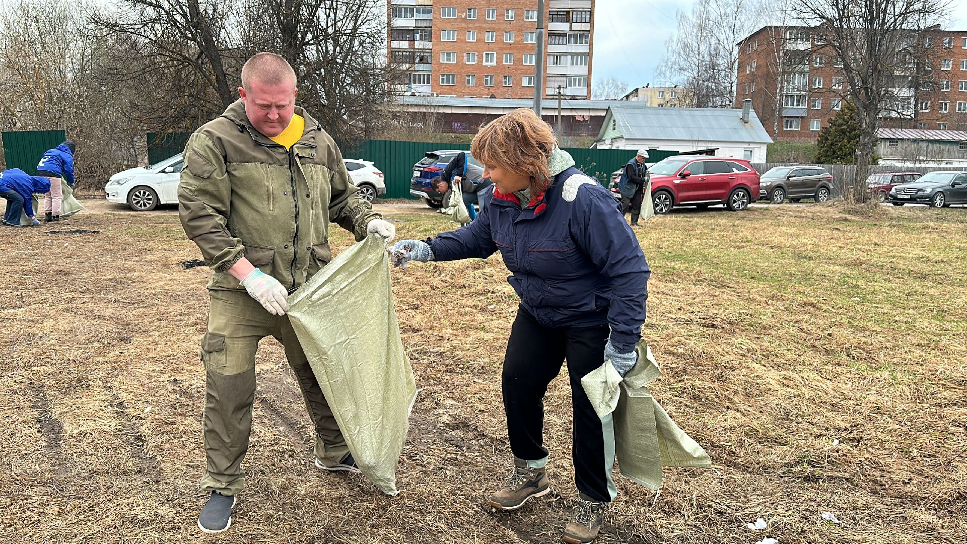 Клин, общество, субботники, благоустройство,