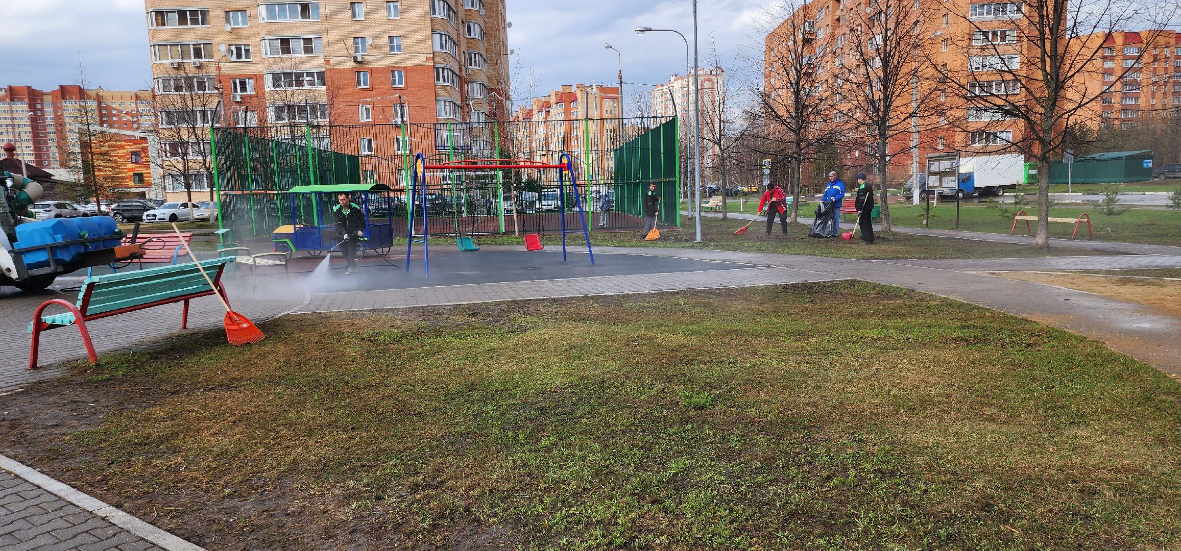 месяц благоустройства, мкр Западный, Домодедово,