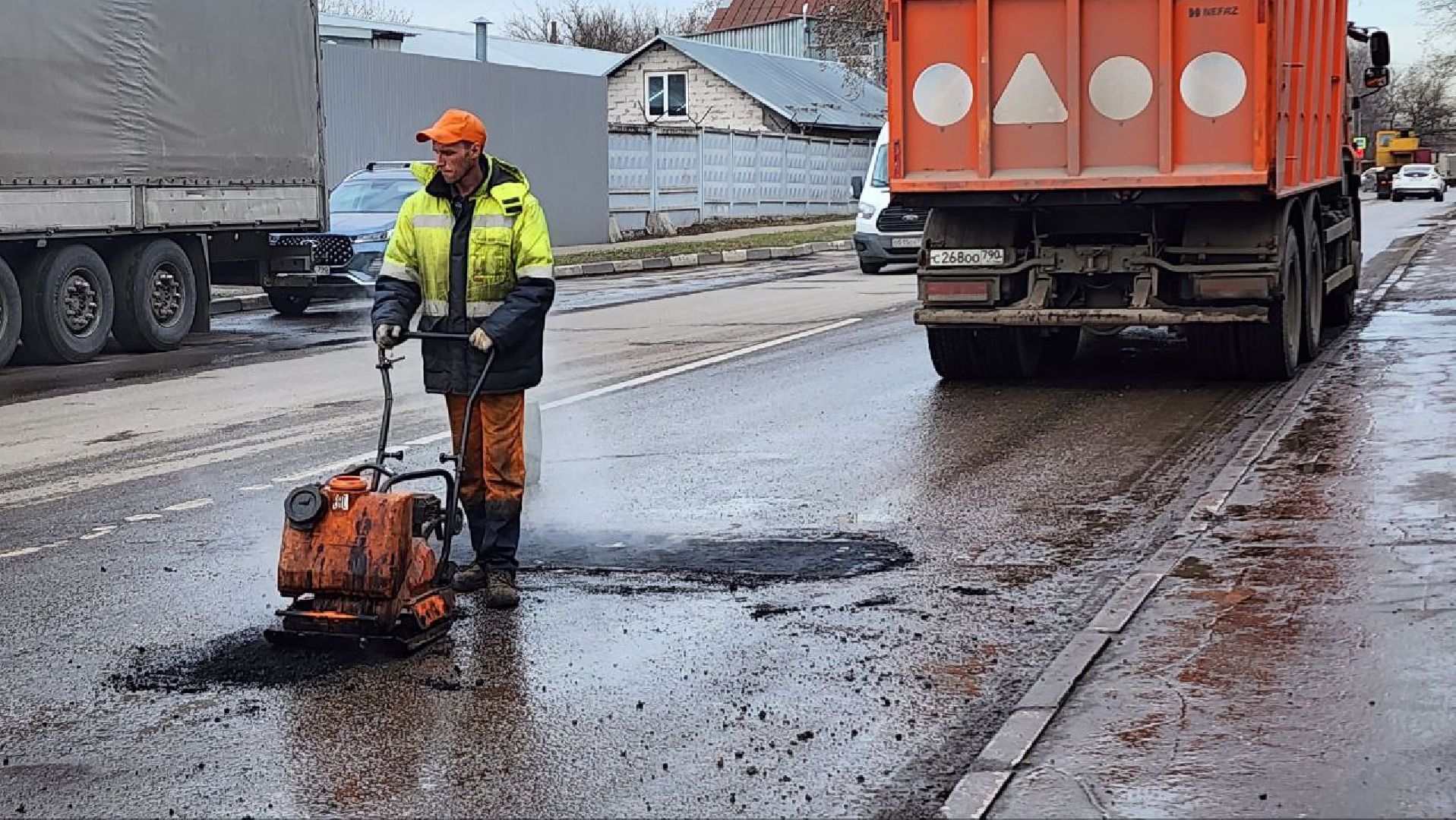 Люберцы, дороги, ямочный ремонт,