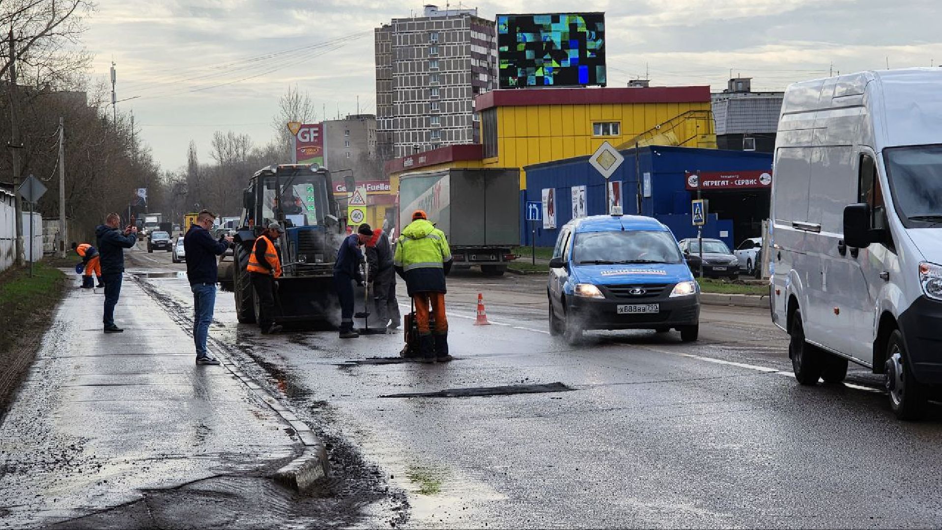 Люберцы, дороги, ямочный ремонт,