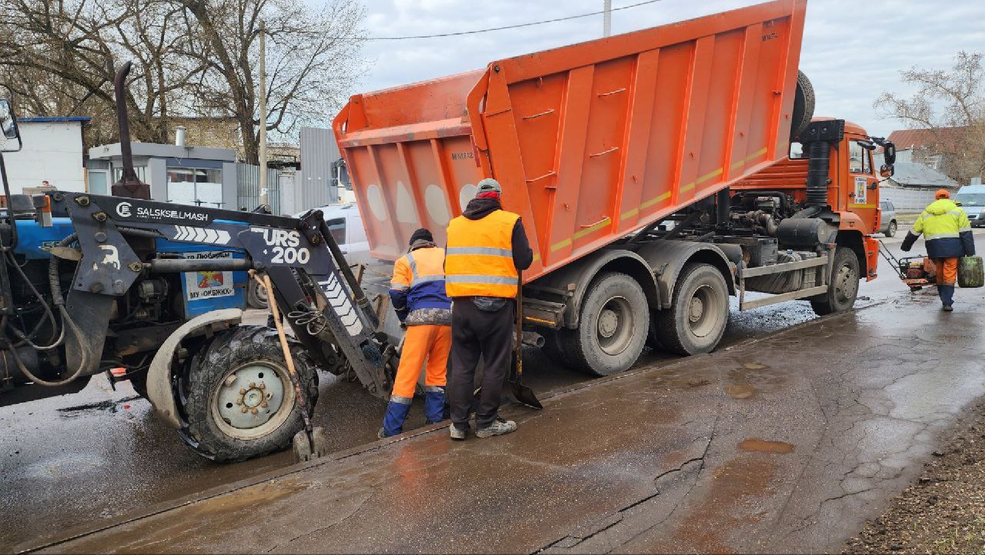 Люберцы, дороги, ямочный ремонт,