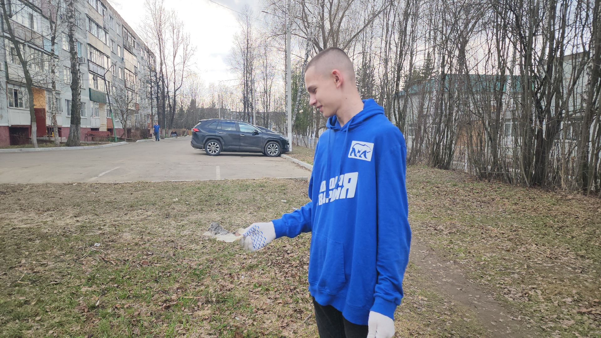 кашира, молодая гвардия, волонтеры, уборка, субботник, мусор, кашира-3,